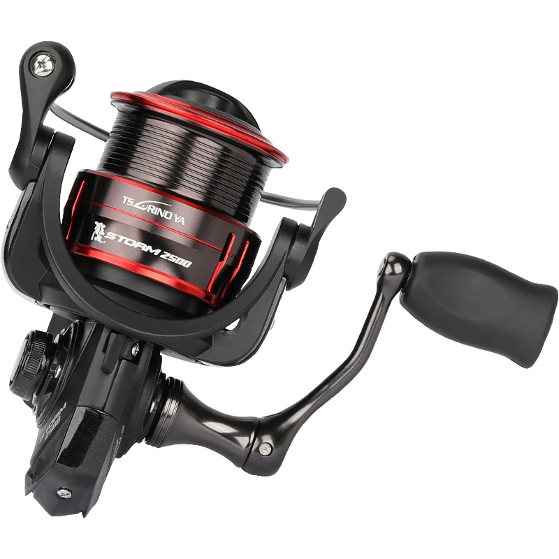 Fly Fishing Reels2 TSURINOYA Long Casting Spinning Reel FS 2000 3000 5 2 1  7kg Drag Power Univesal Freshwater Pike Bass Light Wheel 231120 From Zhi09,  $101.56