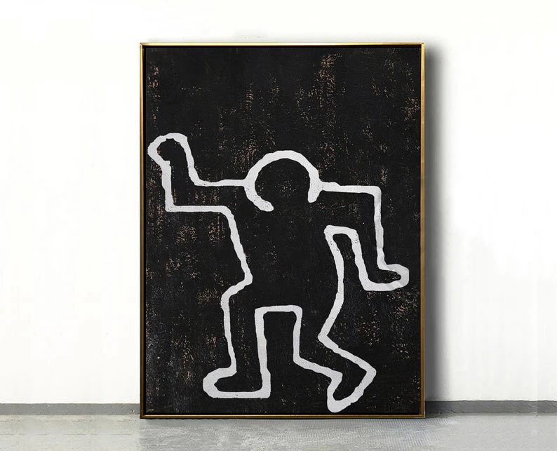 

Large Abstract Art Canvas Painting Black Art Inspired Contemporary Art Minimalist Painting On Canvas Art Home Decor Wall Art