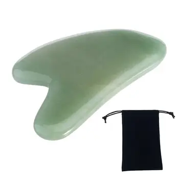 

Natural Jade Scraping Board Massager Pressure Therapy Scraper Health Care Beauty Massage Tool For Face