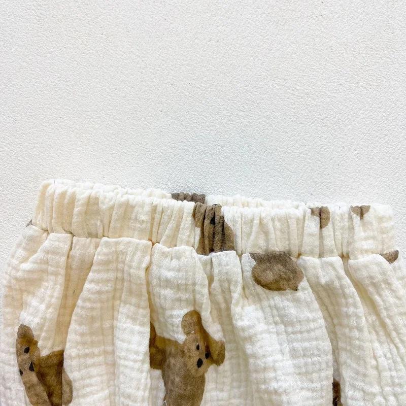 Baby Clothing Set Children's Solid Color Long-sleeve Elastic Trousers Two Piece Suit Spring Newborn Boys Girls Pants Outfit