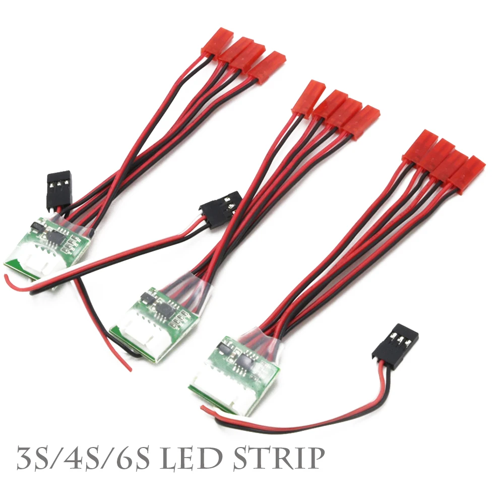 RC Водонепроницаемый Светодиодные ленты светильник контроллер 3S 4S 6S для Rc FPV Дрон