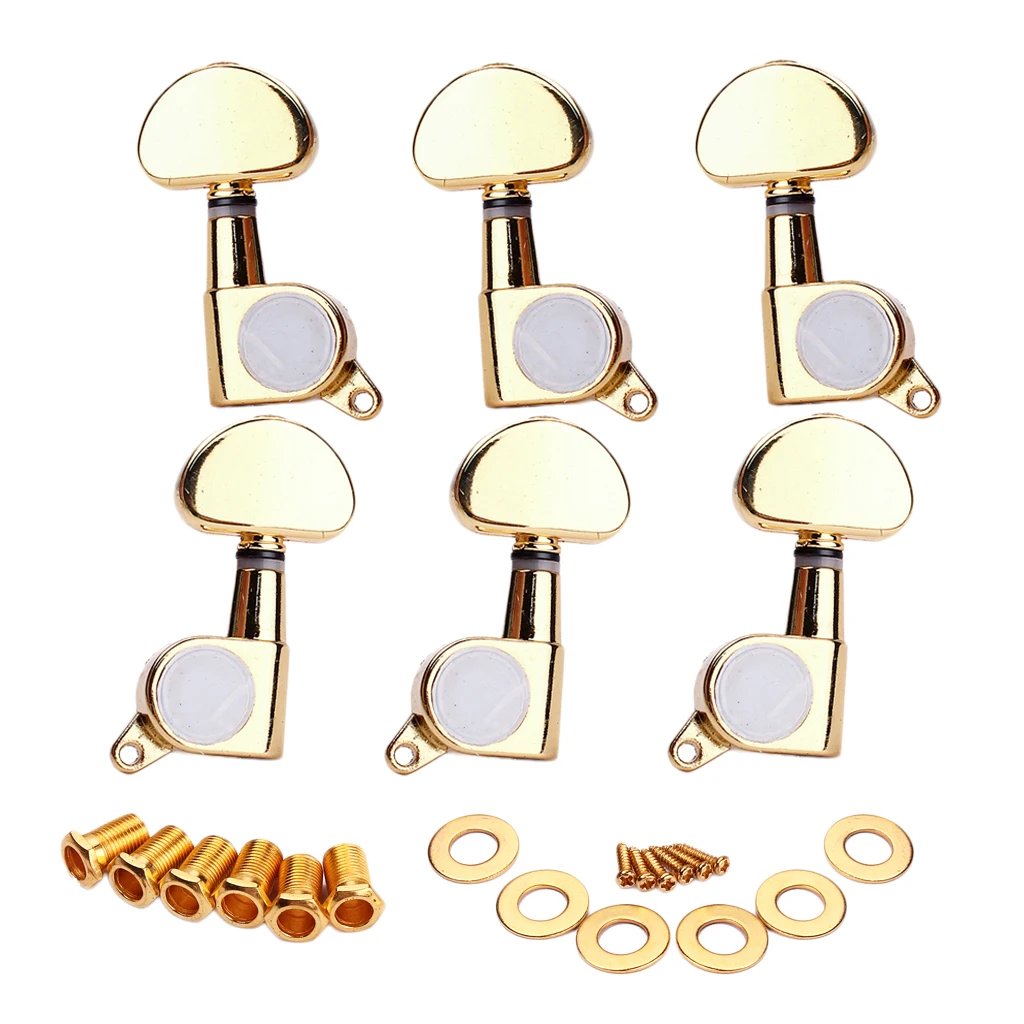 3R 3L Sealed String Tuning Pegs Keys Machine Heads Tuner for Epi Style Acoustic Electric Guitar