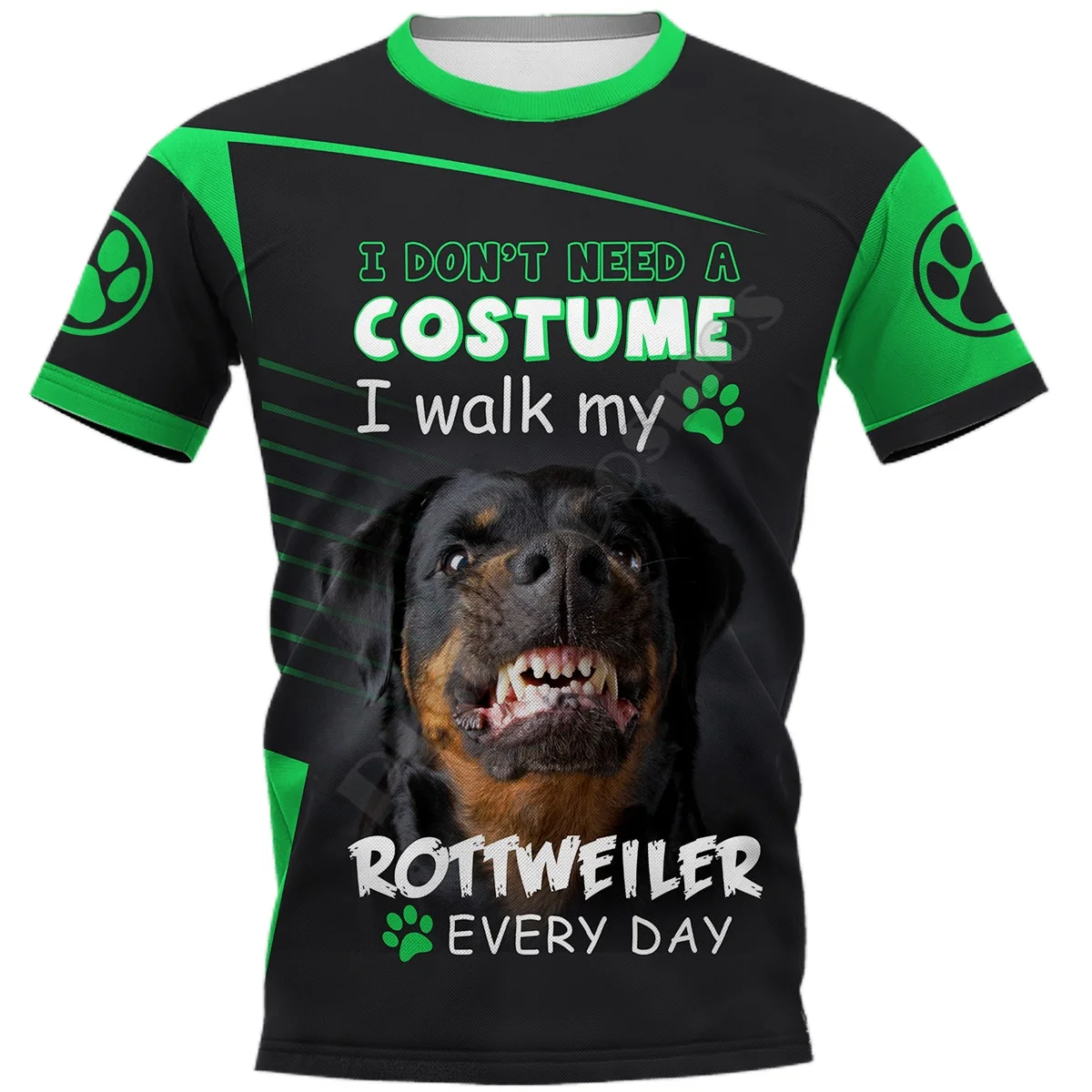PLstar Cosmos Rottweiler Every Day 3D Printed t-shirt Harajuku Streetwear T shirts Funny Animal Men For Women Short Sleeve 01 | Мужская