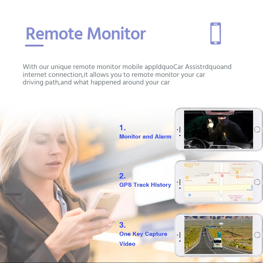 E ACE Автомобильный видеорегистратор 4G 10 дюймов Android 8 1 GPS навигация FHD 1080P авто