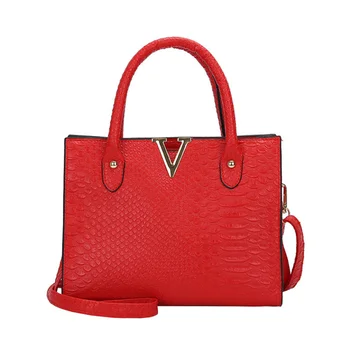 

One-shoulder female bag one generation Korean fashion pu female bag crocodile pattern