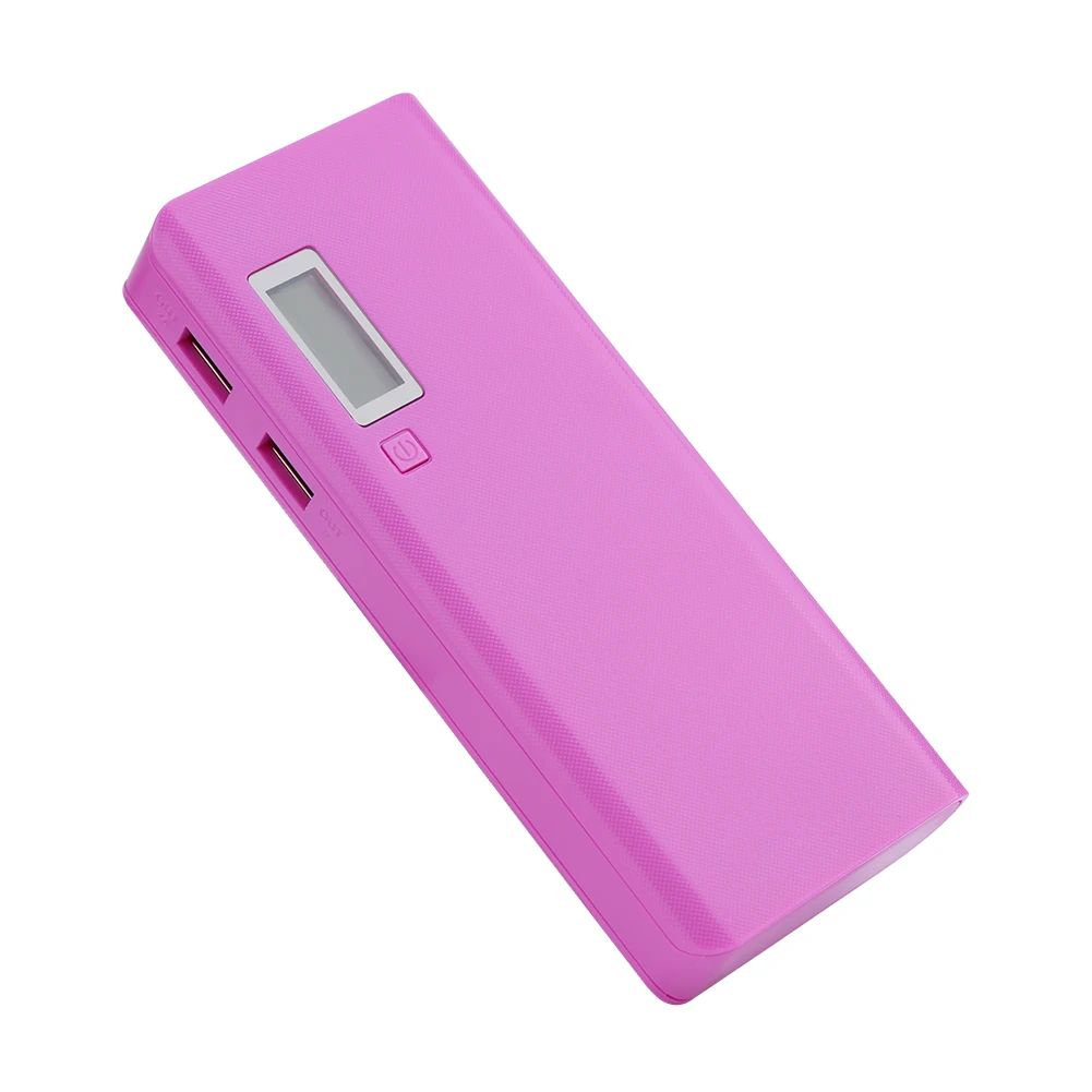 18650 литиевая батарея power Bank Shell Case Box Двойная Батарея для usb-порта power Bank Shell Чехлы светодиодный индикатор с светодиодный фонарик