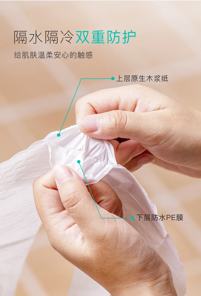 Easy Brigade Disposable Toilet Mat 6 Pieces Household Travel Happy Day across the Dirty Toilet Seat Manufacturers Direct Supply