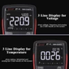 BSIDE Digital Multimeter True-RMS 9999 Counts 3-Line Display Analog Tester Voltmeter Capacitor Temp Meter Ammeter Better RM409B ► Photo 2/6