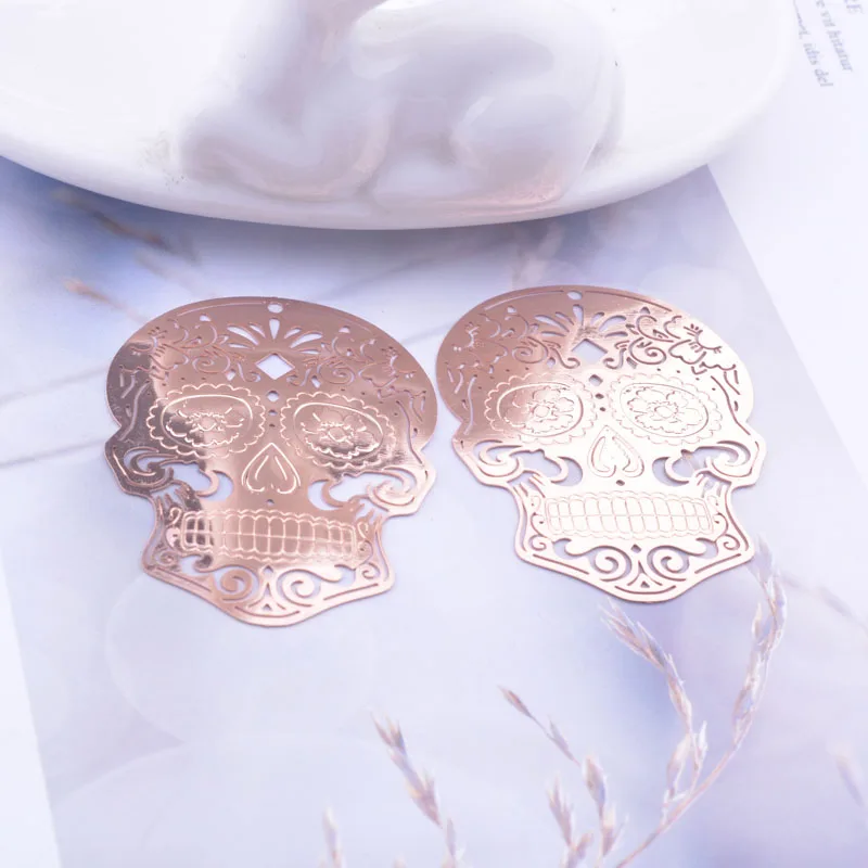 30pcs AB6070 34*46mm Big Skull cabeça Encantos