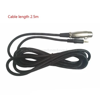 

2.5m XLR Female to 3.5mm Jack Cable AUX Connection Cable for Microphone Speaker D27 19 Dropship