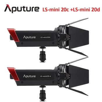 

Aputure LS mini 20c + LS mini 20d fill light CRI 97 COB light Color Temperature 3200K-6500K fresnel led film light with NP-F970