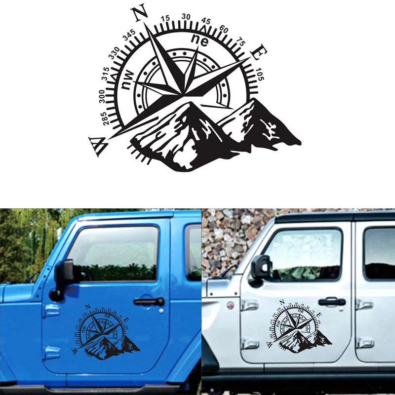Universal Compass Rose Navigate Vinyl Sticker Car Truck Offroad KK Decal Sticker Universal Compass Rose Navigate Vinyl Sticker Car Truck Offroad KK Decal Sticker