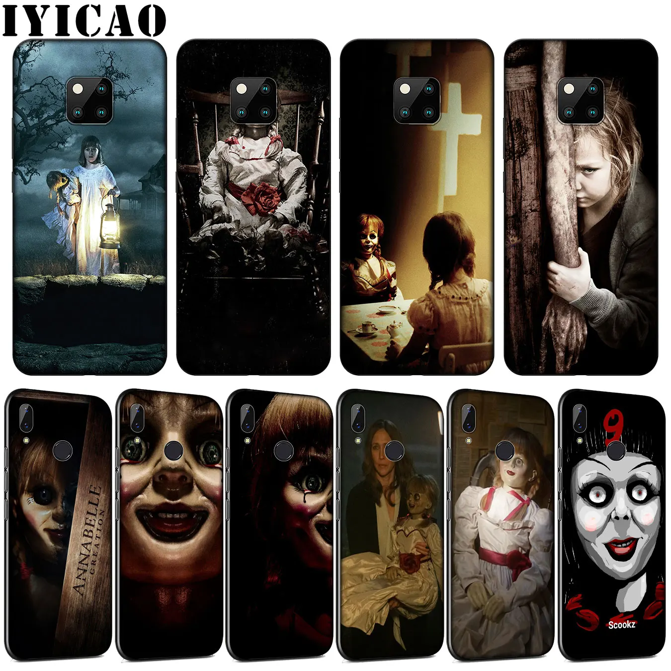 Мягкий силиконовый чехол IYICAO Annabelle из фильма ужасы для телефона Huawei Mate 30 20 10 Pro