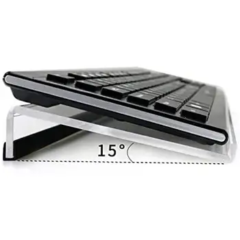 

Advanced Tilting Computer Keyboard Stand Transparent Acrylic Plexiglass Keyboard Stand Keyboard Display Stand