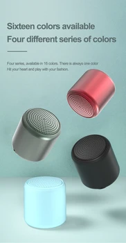 

2020 Small Portable Bluetooth Speaker Mini Wireless Stereo Handsfree Music Box for All Smartphones Computer with Big Battery