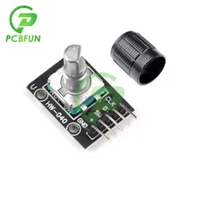 Module de commutateur de capteur de brique, codeur rotatif KY 040 360 degrés avec capuchon de bouton rotatif de 15 × 16.5mm pour Arduino