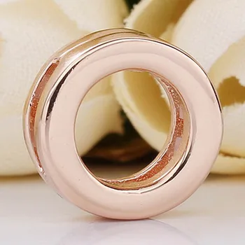 

Original Rose Smooth Reflexions Logo Clip Stopper Beads Fit 925 Sterling Silver Bead Charm Bracelet Bangle Diy Jewelry