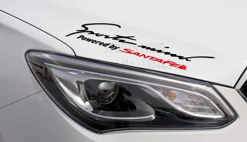 10 шт. виниловые наклейки для автомобиля наклейки для hyundai Santa Fe hyundai аксессуары Santafe автомобиль-Стайлинг автомобили