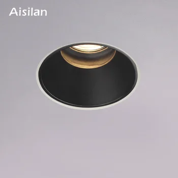 

Aisilan LED recessed downlight Frameless anti-glare for living room corridor bedroom cutout size 8cm spot light lamp