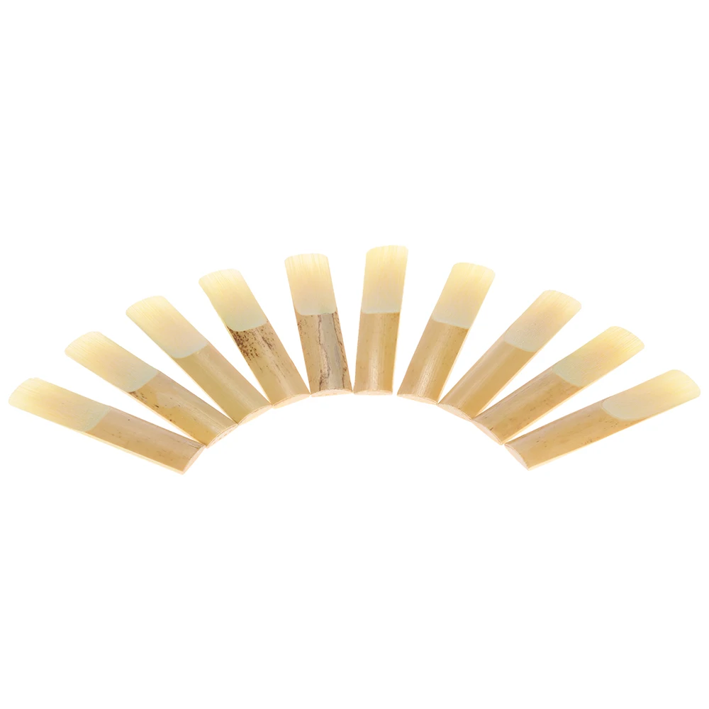 Strength Reeds Bamboo Reeds for Eb Alto Saxophone Sax Accessories Strength 2.5 / 3.0 saxophone accessories saxophone reeds 10-pack Pieces