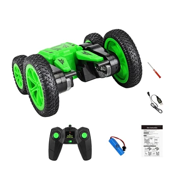 

1:24 2.4G Remote Control Rotating Double-Sided Stunt Car with Light Dump Truck