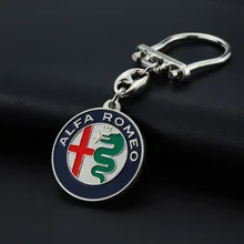 Стиль креативный автомобильный брелок с логотипом Alfa Romeo брелок автомобильный подарок оптом подарок на заказ