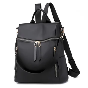 

Waterproof Backpack Ms. Korean 2020 New Large Capacity Casual Women's Bag Zipper Backpack