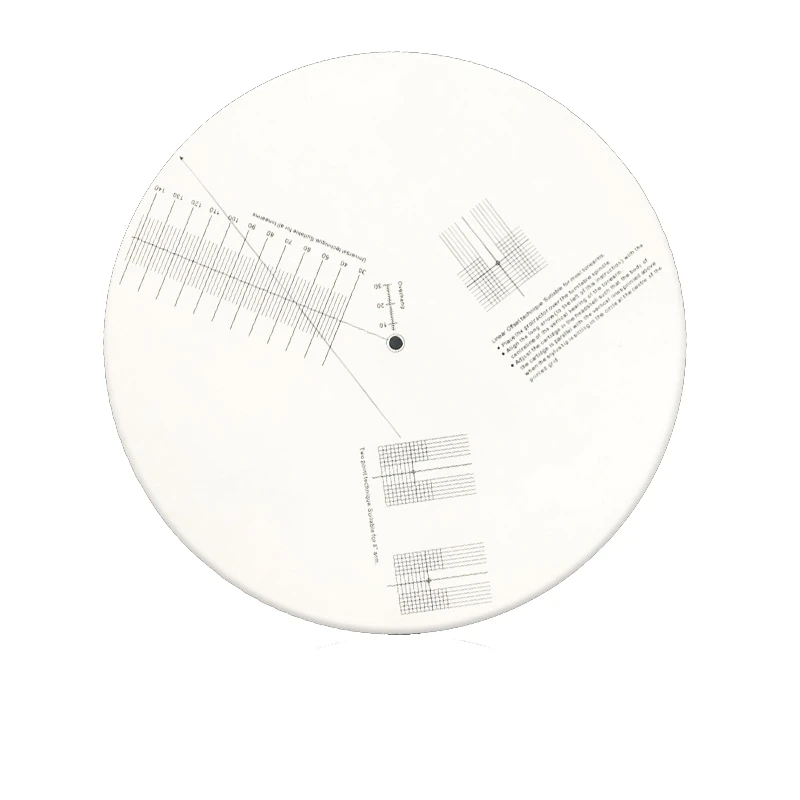 

Anti-Sliding LP Vinyl Record Pickup Calibration Plate Distance Gauge Protractor Adjustment Tool Ruler for Turntable Accessor