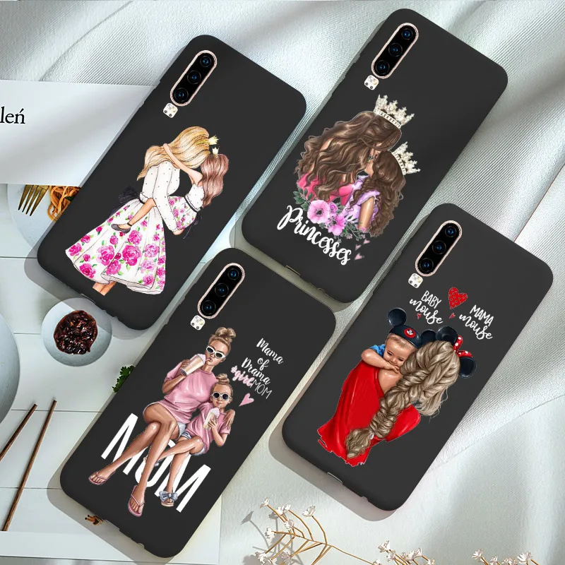 Силиконовый чехол Super Mama Baby для Huawei Y5 2019 Y6 2018 Nova 5T Mate 10 20 P30 PRO P20 Lite P40 E P10 P Smart 2020