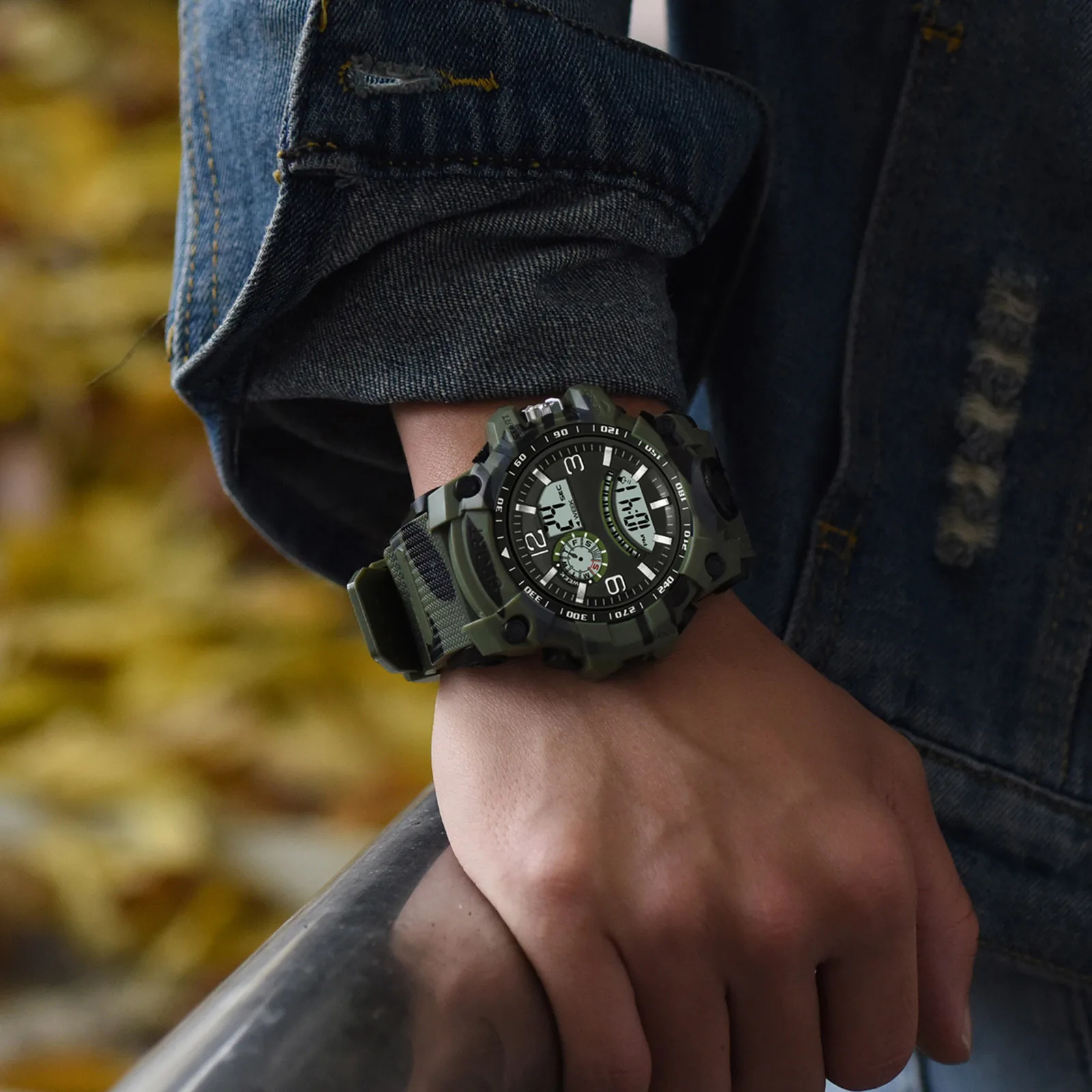 Men Military Watc Waterproof Wristwatch LED Clock Male WR30M Digital Sports  Watches Men'S Watch Waterproof Digital Watch|Smart Watches| - AliExpress