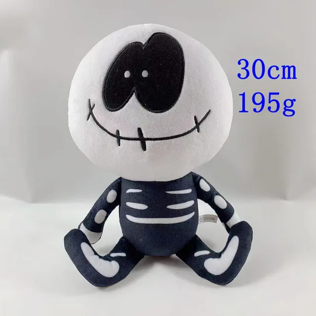 Friday Night Funkin Plush Toy Halloween Spooky Month Skid and Pump Boyfriend Whitty Stuffed Soft Toy Gift For Kids