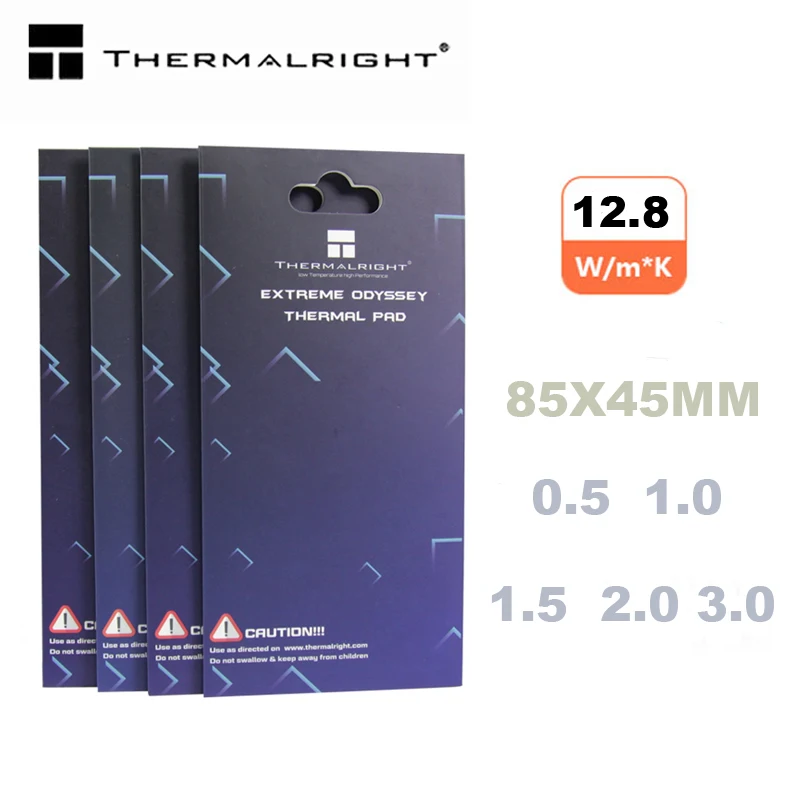 Thermalright Thermal pad 85X45 12.8 W/mK 0.5mm 1.0mm 1.5mm 2.0mm High