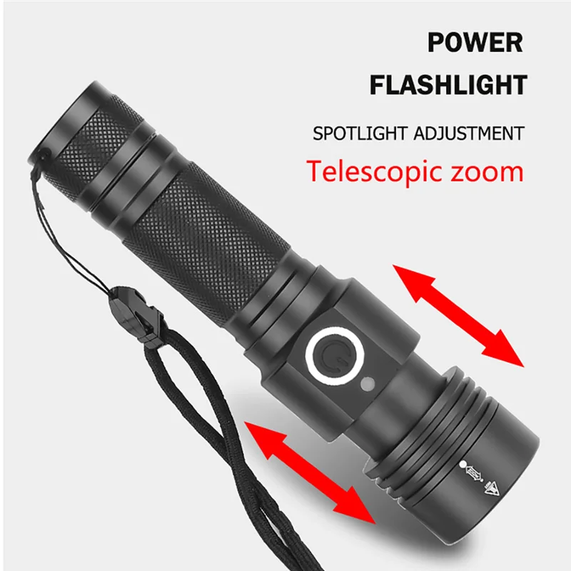 Алюминий сплав XHP50 светодиодный 4 Modus Taschenlampe Jagdlampe лампа для кемпинга 1x18650