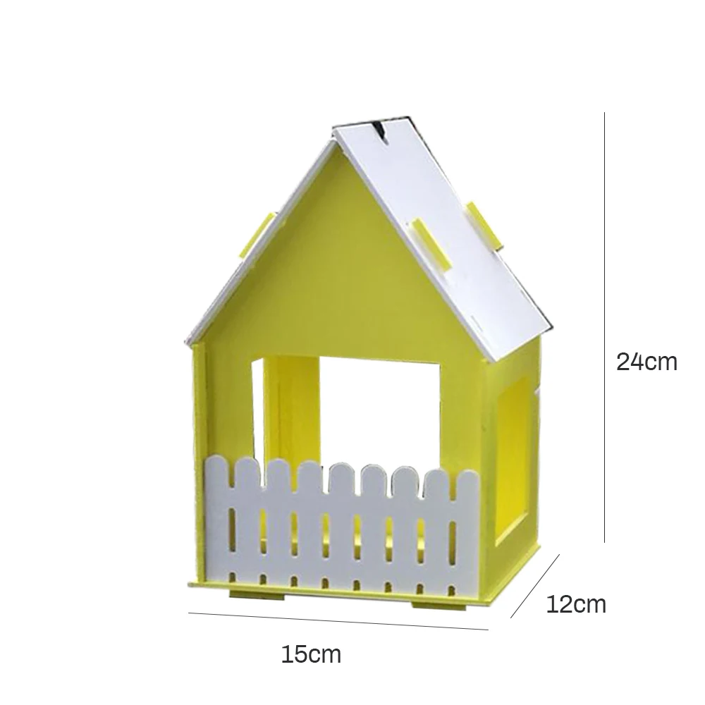 Bird House Wooden Ventilation Pet Parrot Cage Birds Nest House Parrot House Nesting For Small Pet Parakeets Sparrows