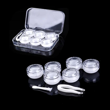

Contact Lens Box Transparent Objectives Travel Portable Case Storage Container Travel Accessaries