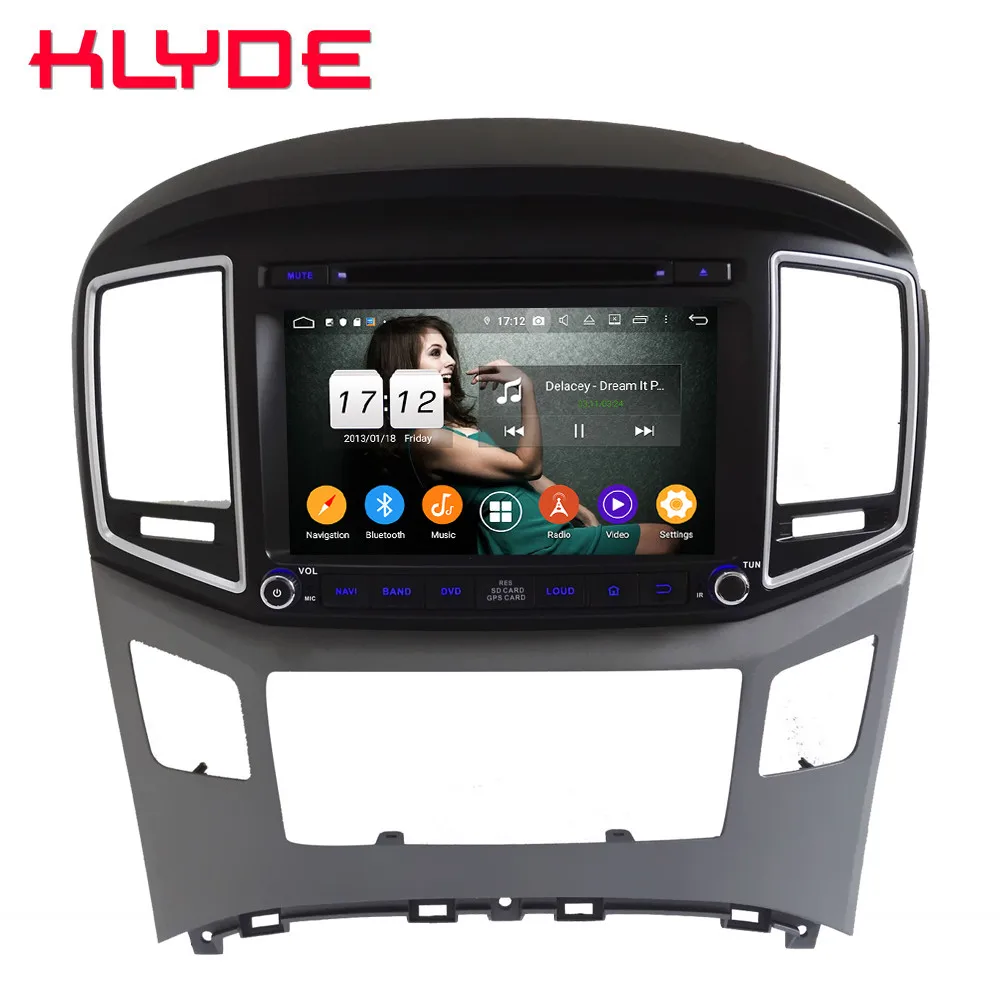 Klyde ips 4G wifi Android 9,0 Восьмиядерный 4 Гб ОЗУ 64 Гб ПЗУ DSP BT автомобильный DVD мультимедийный плеер стерео для hyundai H1 Grand