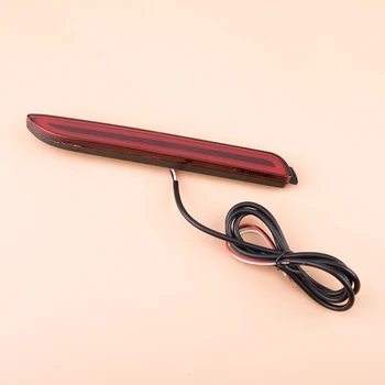 

beler Car Right Rear Fog Lamp Bumper LED Brake Light Red ABS Fit for Toyota RAV4 2019 2020