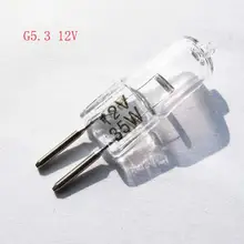 5 шт./лот G5.3 12 В 20 Вт галогенная лампа G5.3 светильник 12 в 35 Вт 50 Вт ароматерапия лампы машины инструмент лампы 10 Вт