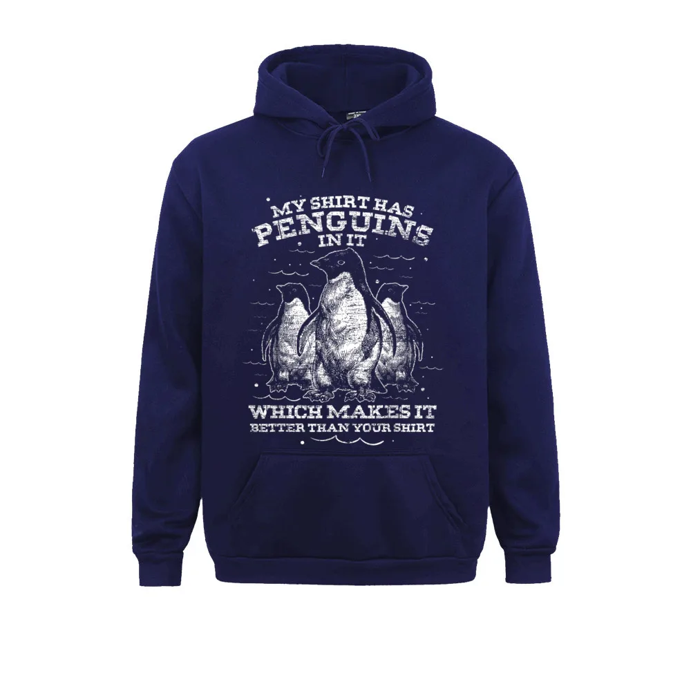 2021 Discount Men Sweatshirts Animal Gifts Penguin T-Shirt__1880 Print Hoodies  Long Sleeve Summer Sportswears Summer/Autumn Animal Gifts Penguin T-Shirt__1880navy