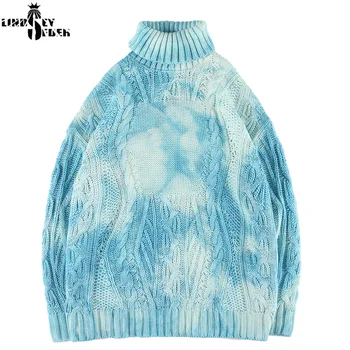 

Lindsey Seader Mens Sweaters Pullover Knit Coat Sweater Turtleneck Sweater Fire Warm Color Cotton Warm Winter Inside Outwear