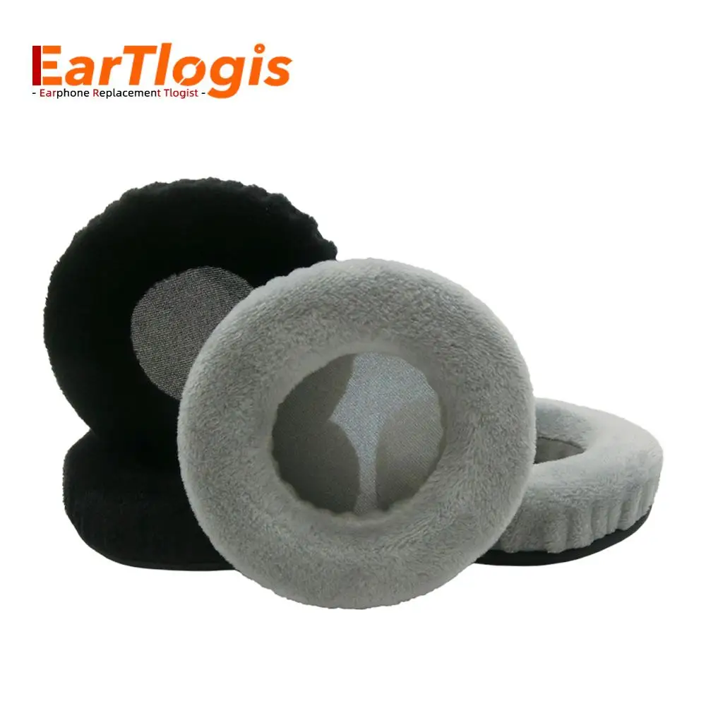 

EarTlogis Velvet Replacement Ear Pads for AKG K490 K-490 Noise-Canceling Headset Parts Earmuff Cover Cushion Cups pillow