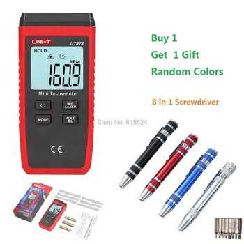 

UNI-T UT373 Mini Digital Laser Tachometer LCD Display Non-Contact Tachometer RPM Speed Measurement Meter Odometer With Backlight