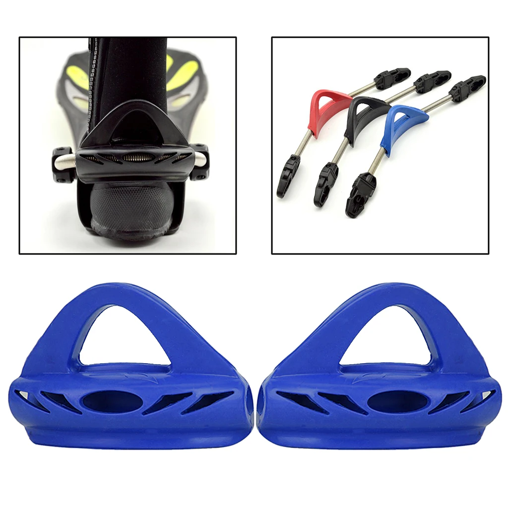 1Pair Rubber Diving Fins Strap Flippers Spring Heel Straps Replacement Band Flexible Straps Water Sports Accessories 4