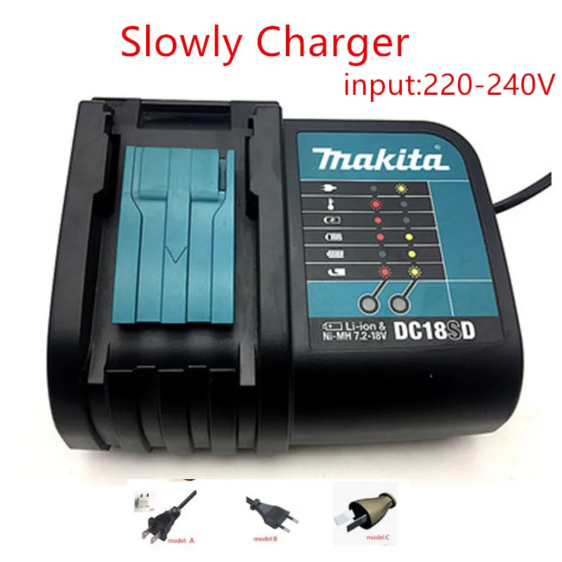 Зарядное устройство MAKITA DC18SD 14 4 18 в BL1830B BL1840B BL1850B BL1860B замена для DC18RC|Аксессуары