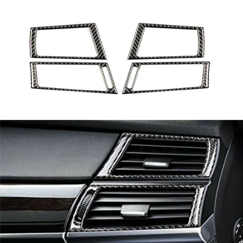 

Outlet Air Vent trim Dashboard Side For BMW X5 E70 X6 E71 08-13 Black 4pcs