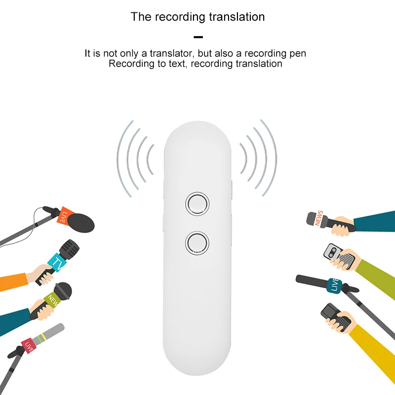 Интерактивный голосовой переводчик 42 языка s Bluetooth переводчик умные голосовые переводчики для Прямая