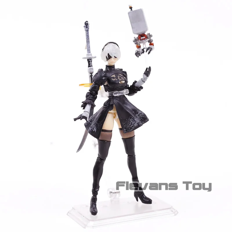 NieR Automata 2B & Machine Lifeform ПВХ фигурка куклы YoRHa No.2 Тип B Коллекционная модель