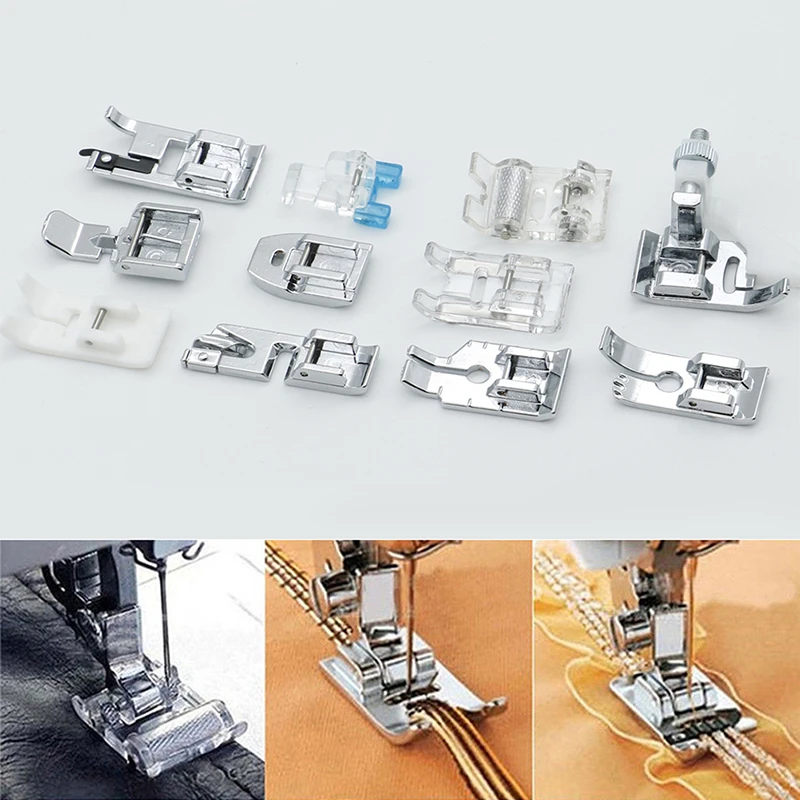 Domestic Sewing Machine Presser Feet Foot Tool Kit Set For Brother Singer Janome