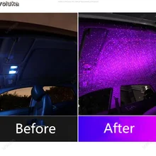 Интерьер автомобиля Звездные огни модифицированный интерьер автомобиля usb атмосферные огни звездное небо атмосферные огни Звездный потолок CD50 Q04