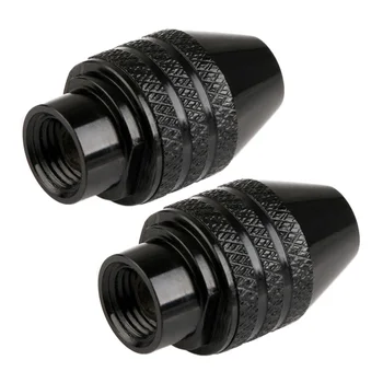 

Black Carbon Steel Keyless Drill Chuck Electric Grinder Adapter Rotary Tools Set